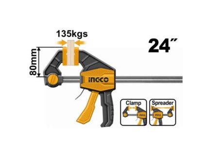 Prensa sargento rápida 80x600mm HQBC24802