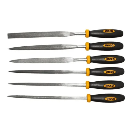 Set limas ingco para metal 6 piezas